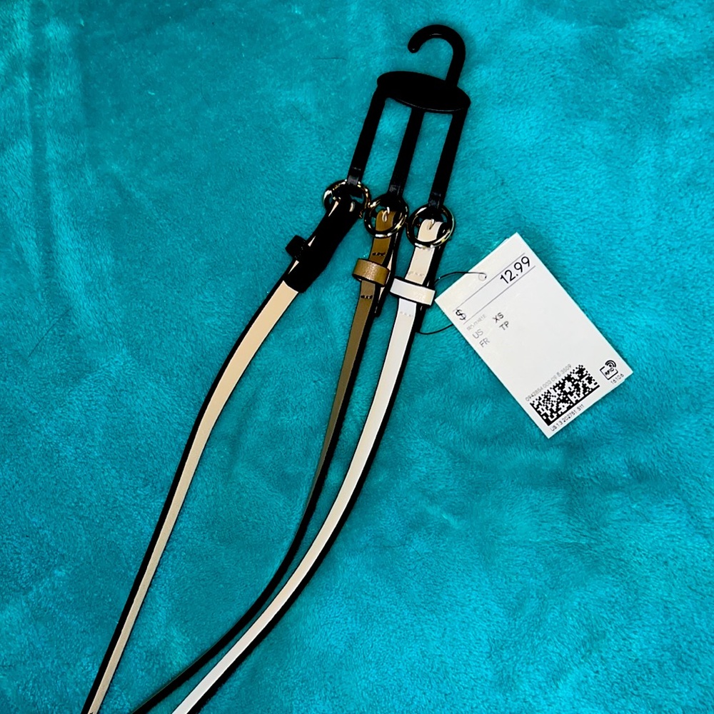 NWT 3 pack of H&M tiny belts! Size XS!
